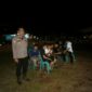 Polisi Sebangki Sambangi Warga Malam Hari, Ajak Jaga Kamtibmas