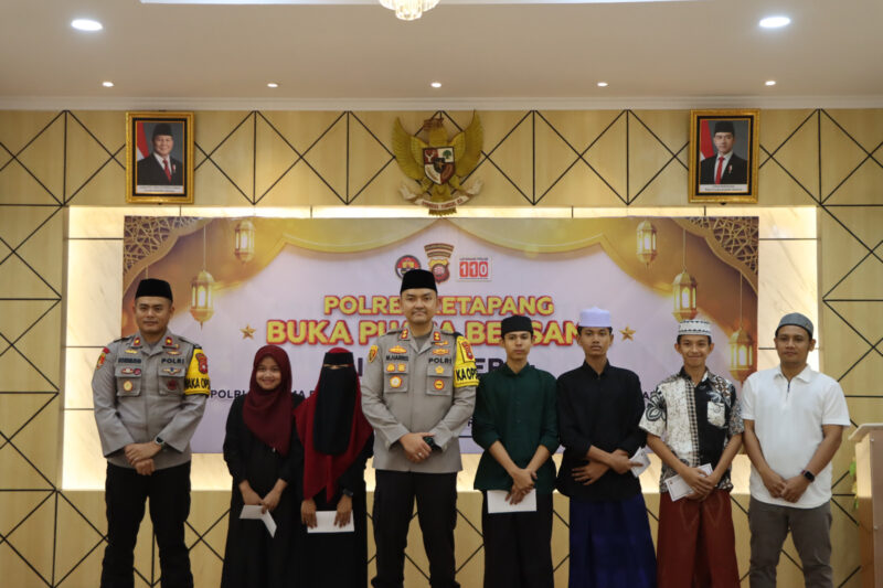 Polres Ketapang Berbagi Berkah Ramadhan, Santuni Anak Yatim dan Santri