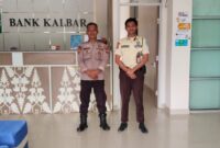Polisi Sengah Temila Datangi Bank dan Toko Saat Patroli Siang