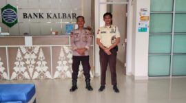 Polisi Sengah Temila Datangi Bank dan Toko Saat Patroli Siang