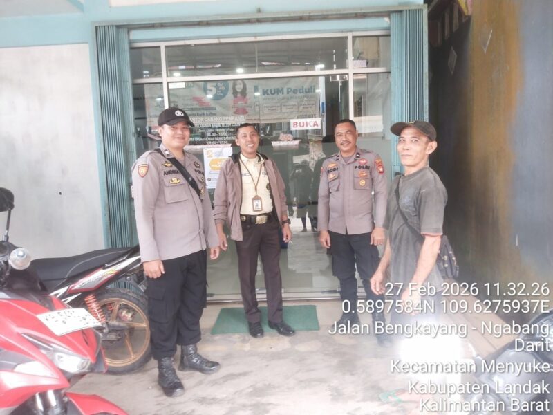 Polisi Sambangi Permukiman Warga, Patroli Siang Polsek Menyuke Ditingkatkan