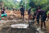 TNI Bangun Infrastruktur Desa, Jembatan Gantung Suti Semarang Segera Dibangun