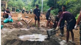 TNI Bangun Infrastruktur Desa, Jembatan Gantung Suti Semarang Segera Dibangun