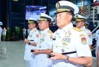 Dankodaeral XII Hadiri Upacara Sertijab Strategis TNI AL