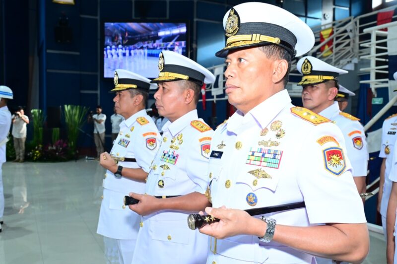Dankodaeral XII Hadiri Upacara Sertijab Strategis TNI AL