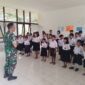 Babinsa Embaloh Hulu Beri Pembinaan Wawasan Kebangsaan kepada Siswa