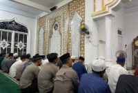 Tarawih Keliling, Polres Ketapang Sampaikan Imbauan Keamanan ke Jamaah
