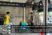 Patroli Preventif, Polisi Berikan Edukasi Kamtibmas kepada Masyarakat Ngabang