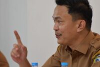 Wakil Bupati Sintang, Florensius Ronny, memimpin Rapat Evaluasi Pelaksanaan Pembangunan Kabupaten Sintang Tahun 2026