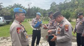 Cegah Pelanggaran Internal, Propam Polres Landak Lakukan Gaktiblin di Polsek Kuala Behe