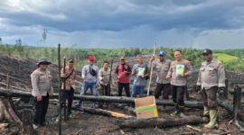 Polsek Kuala Behe Bersama Warga Kembangkan Demplot Jagung untuk Ketahanan Pangan