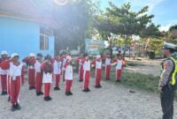 Pembinaan Polisi Cilik di SD Negeri 6 Nanga Pinoh, Anak-anak Belajar Disiplin dan Keselamatan Lalu Lintas