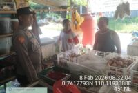 Patroli Siang Hari Libur, Polsek Air Besar Pastikan Kamtibmas Tetap Kondusif