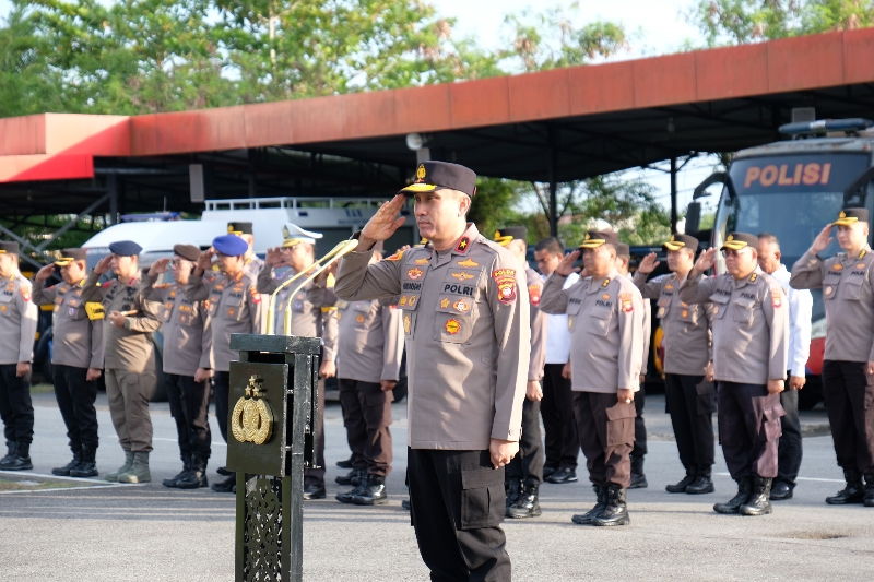 Wakapolda Kalbar Ajak Personel Tingkatkan Disiplin dan Pelayanan Masyarakat