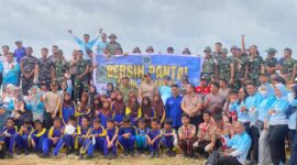 Kodaeral XII Aktifkan Program ASRI Presiden, Bersihkan Pantai dan Pasar Rakyat di Kalbar