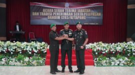 Sertijab Dandim 1203/Ketapang: Danrem 121/Abw Tekankan Sinergi TNI dan Masyarakat