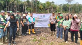 Kapolsek Sebangki dan Forkopimcam Tanam Jagung 5 Hektare di Lahan BUMDes, Perkuat Ketahanan Pangan Desa