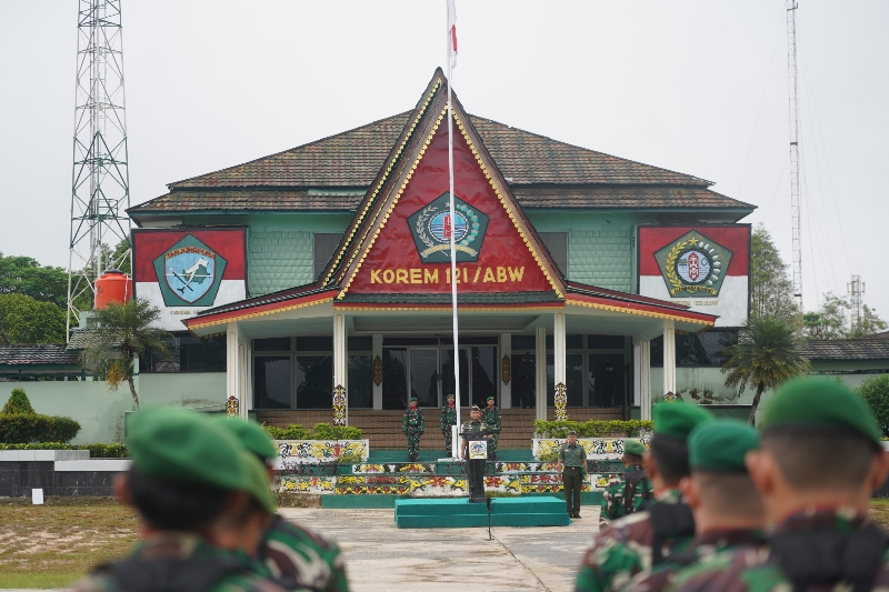 Danrem 121/Abw Dorong Prajurit Tingkatkan Iman dan Harmoni Sosial