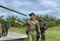 Kunjungan Pangdam XII/Tanjungpura di Perbatasan Papua: Semangat Prajurit Yonif 643/Wanara Sakti Dikuatkan