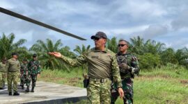 Kunjungan Pangdam XII/Tanjungpura di Perbatasan Papua: Semangat Prajurit Yonif 643/Wanara Sakti Dikuatkan