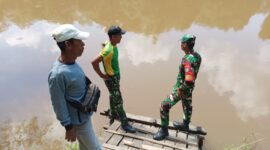 Kodim 1209/Bengkayang Cek Daerah Rawan Banjir di Jagoi Babang dan Siding