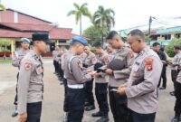 Sipropam Polres Ketapang Gelar Gaktiplin, Cek Handphone dan Kedisiplinan Anggota