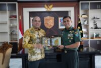 Pererat Sinergi, Pangdam XII/Tpr Terima Kunjungan Regional CEO Bank Mandiri Kalimantan