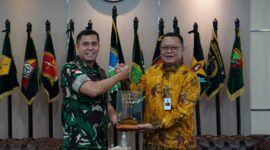 Pangdam XII/Tanjungpura Terima Kunjungan Dirut Bank Kalbar, Bahas Kerja Sama Pembangunan Daerah