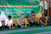 Kapolres Ketapang Safari Ramadhan, Beri Santunan Anak Yatim dan Imbau Kamtibmas