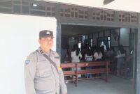 Bhabinkamtibmas Kuala Behe Amankan Ibadah Umat Kristiani Setiap Pekan