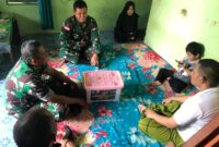 Dandim 1204/Sanggau Besuk Anggota Sakit, Wujud Nyata Kepedulian Pimpinan Satuan