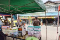 Polisi Amankan Pasar Juadah Ramadhan di Manis Mata, Aktivitas Warga Tetap Kondusif