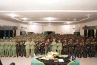 Safari Ramadhan Pangdam XII/Tpr Mayjen TNI Novi Rubadi Sugito di Yonif 641/Beruang, Tekankan Profesionalisme dan Nilai Humanis