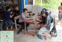 Polsek Air Besar Bangun Kepercayaan Publik Lewat Patroli Siang Humanis di Kecamatan Air Besar