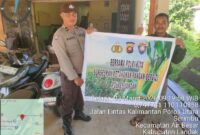 Polsek Air Besar Ajak Warga Sukseskan Ketahanan Pangan Bergizi Bersama Polri