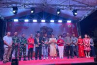 Kolonel Kav Slamet Purwanto Hadiri Penutupan Cap Go Meh 2026 di Klenteng Tri Dharma Sanggau