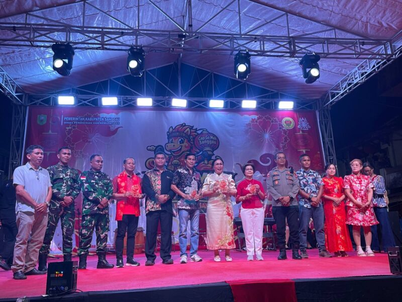 Kolonel Kav Slamet Purwanto Hadiri Penutupan Cap Go Meh 2026 di Klenteng Tri Dharma Sanggau