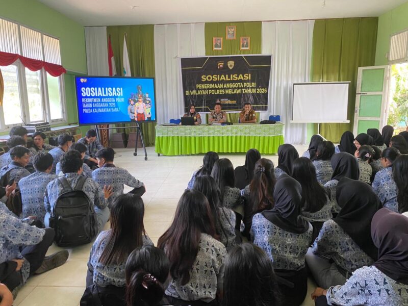 Polres Melawi Sosialisasikan Rekrutmen Polri 2026 di SMAN 1 Belimbing, Dorong Generasi Muda Jadi Polisi