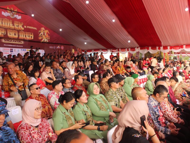 Festival Cap Go Meh 2026 Resmi Dibuka, Danrem 121/Abw Brigjen TNI Purnomosidi Apresiasi Harmoni Singkawang