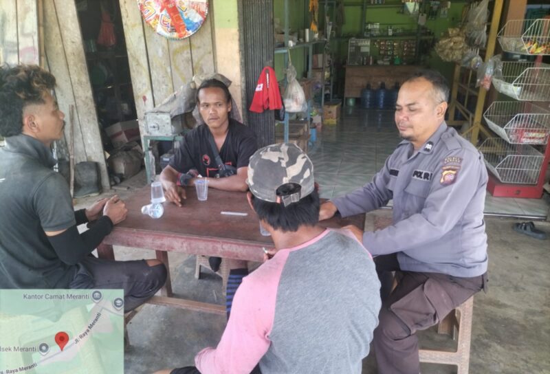 Patroli Dialogis Polsek Meranti, Polisi Sahabat Warga dalam Menjaga Kamtibmas