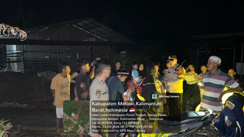 Laka Lantas Honda Supra X dan Yamaha Mio M3 di Tanjung Tengang Berakhir Damai