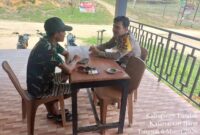 Polisi Polsek Meranti Gelar Patroli Dialogis, Pererat Hubungan dengan Warga