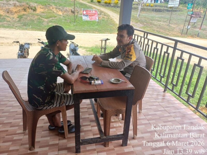 Polisi Polsek Meranti Gelar Patroli Dialogis, Pererat Hubungan dengan Warga