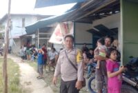 Bhabinkamtibmas Aipda Heri Chandra Simatupang Sambangi Warga Kuala Behe, Sampaikan Himbauan Kamtibmas