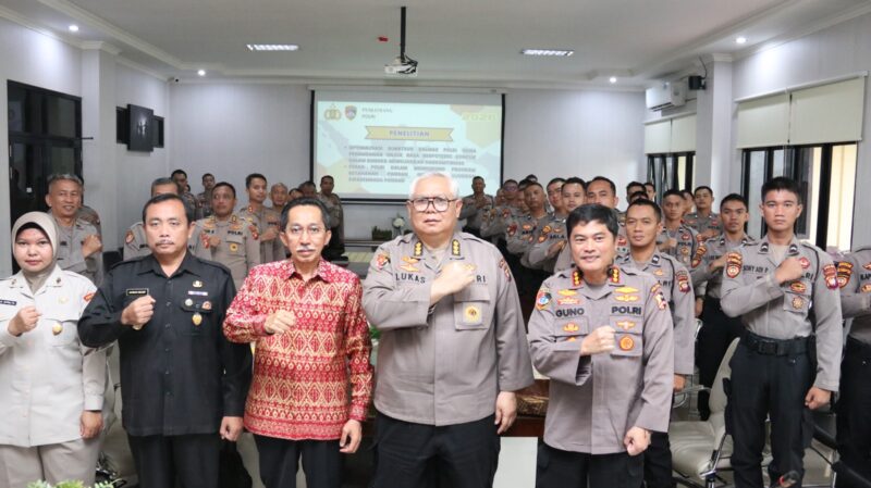 Penelitian Puslitbang Polri di Kalbar Bahas Almatsus Dalmas dan Swasembada Pangan