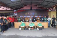 Polres Sintang Musnahkan 57 Kg Lebih Sabu Senilai Rp57 Miliar, Kapolres AKBP Sanny Handityo Tegaskan Komitmen Perangi Narkoba