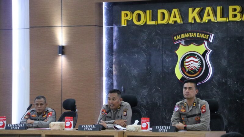 Jelang Idul Fitri 1447 H, Polda Kalbar Gelar Latpra Ops Ketupat Kapuas 2026