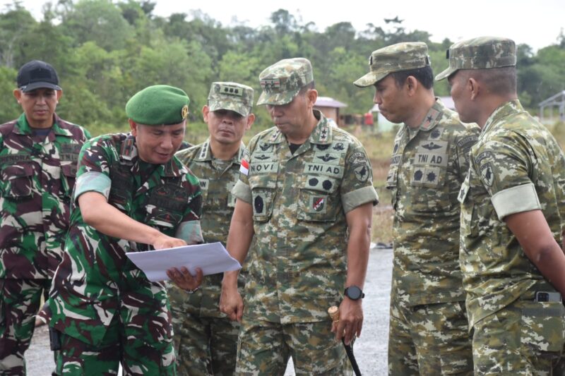 Didampingi Danrem 121/Abw, Pangdam XII/Tpr Cek Progres Pembangunan Koperasi Merah Putih di Sintang