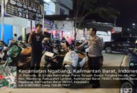 Cegah C3 dan Premanisme, Polsek Ngabang Tingkatkan Patroli Malam