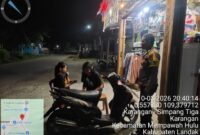 Polisi Mempawah Hulu Intensif Patroli Malam, Warga Diajak Jaga Keamanan